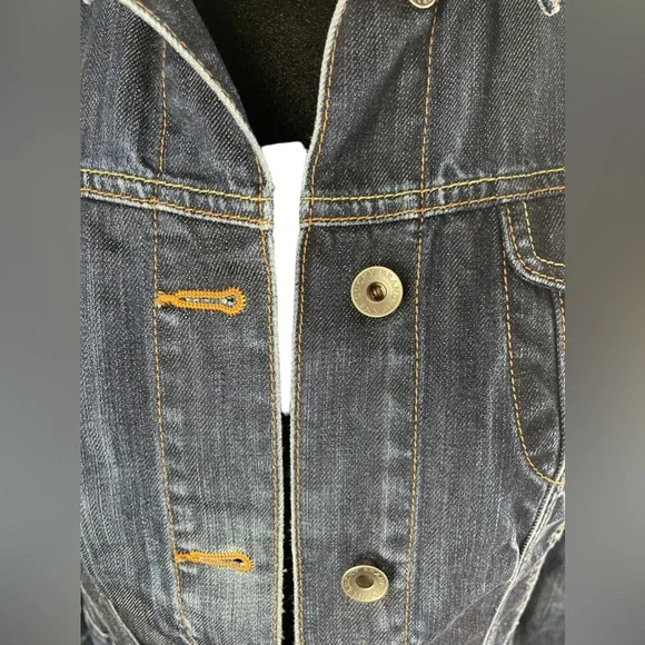 LUCKY BRAND Cotton Denim Trucker Jacket - Picture 7 of 15